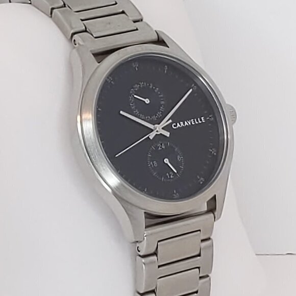 Caravelle Men's Min Max Casual Watch By Bulova Date Indicator 24-Hr Dial 41mm - Picture 5 of 11